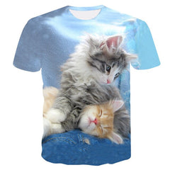Hot Sell 3D printed Animal fox Women T shirts Summer Girls High Quality Cute color Casual short Sleeves Female Male Tshirts