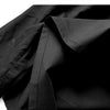 Solid Dark Pile Pile Collar Long Sleeve Hip Hop Streetwear Letter Embroidery Pullover Techwear Fashion Tops | Vimost Shop.