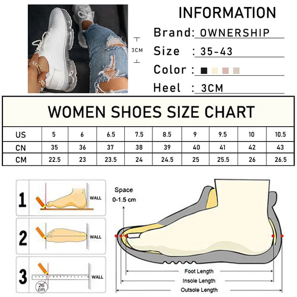 Mesh Air-Cushion Women Sneakers White Women's Sports Shoes Platform Knitted Running Shoes Lightweight Summer Autumn | Vimost Shop.