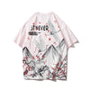 Japanese Geisha Tshirt Streetwear Short Sleeve T Shirt Japan Cotton Tops Tees Men Harajuku Hip Hop T-Shirt | Vimost Shop.