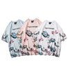 Japanese Geisha Tshirt Streetwear Short Sleeve T Shirt Japan Cotton Tops Tees Men Harajuku Hip Hop T-Shirt | Vimost Shop.