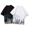 Japanese Geisha Tshirt Streetwear Short Sleeve T Shirt Japan Cotton Tops Tees Men Harajuku Hip Hop T-Shirt | Vimost Shop.