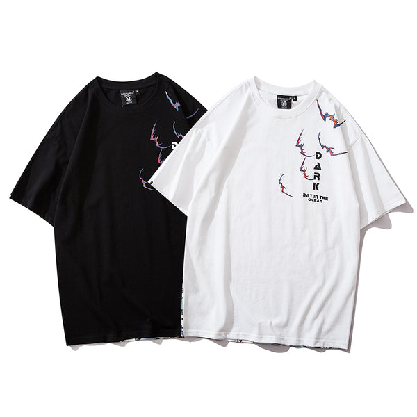Japanese Geisha Tshirt Streetwear Short Sleeve T Shirt Japan Cotton Tops Tees Men Harajuku Hip Hop T-Shirt | Vimost Shop.