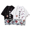 Japanese Geisha Tshirt Streetwear Short Sleeve T Shirt Japan Cotton Tops Tees Men Harajuku Hip Hop T-Shirt | Vimost Shop.