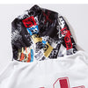Hip Hop Dark Cat Print Men T Shirt Harajuku Streetwear Hooded Tops Tees Casual Cotton Short Sleeve | Vimost Shop.