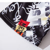 Hip Hop Dark Cat Print Men T Shirt Harajuku Streetwear Hooded Tops Tees Casual Cotton Short Sleeve | Vimost Shop.
