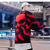 Men Skull Printed Hip Hop Sweater Streetwear High Quality Loose Oversized Sweaters Casual Pullover Clothing KA13 | Vimost Shop.