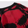 Men Skull Printed Hip Hop Sweater Streetwear High Quality Loose Oversized Sweaters Casual Pullover Clothing KA13 | Vimost Shop.
