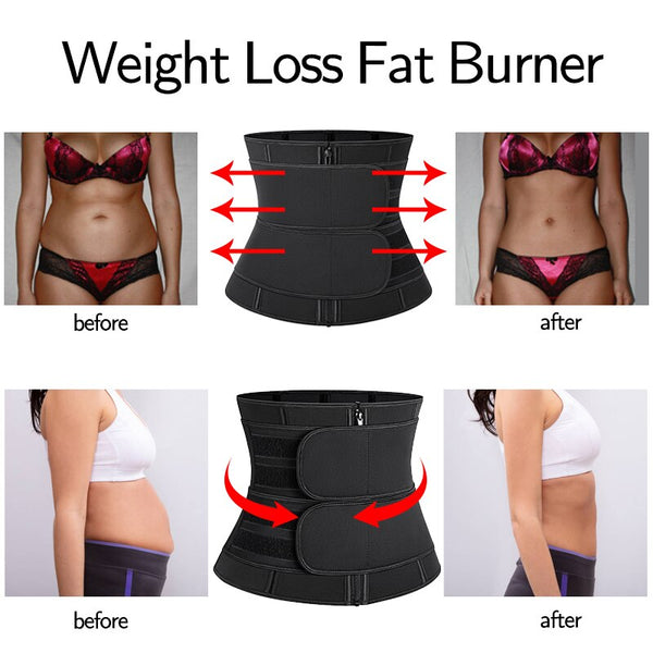 Women Body Shaper Waist Trainer Corset Weight Loss Cinchers Sports Girdle Sauna Sweat Fat Burner Slimming Sheath Fitness Belt | Vimost Shop.