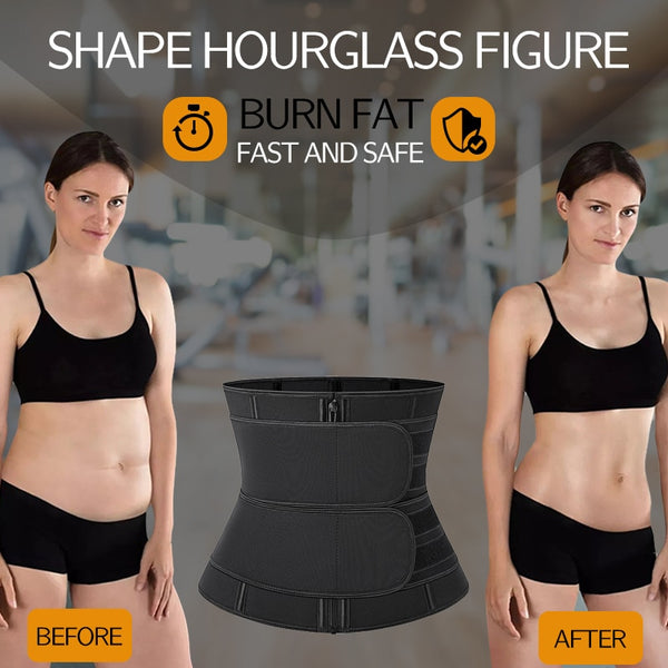 Women Body Shaper Waist Trainer Corset Weight Loss Cinchers Sports Girdle Sauna Sweat Fat Burner Slimming Sheath Fitness Belt | Vimost Shop.