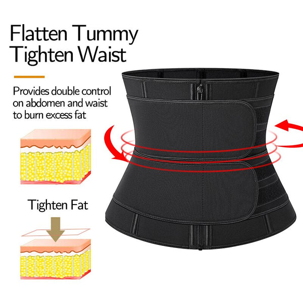 Women Body Shaper Waist Trainer Corset Weight Loss Cinchers Sports Girdle Sauna Sweat Fat Burner Slimming Sheath Fitness Belt | Vimost Shop.