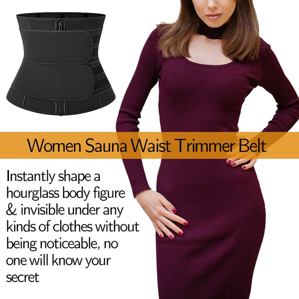 Women Body Shaper Waist Trainer Corset Weight Loss Cinchers Sports Girdle Sauna Sweat Fat Burner Slimming Sheath Fitness Belt | Vimost Shop.