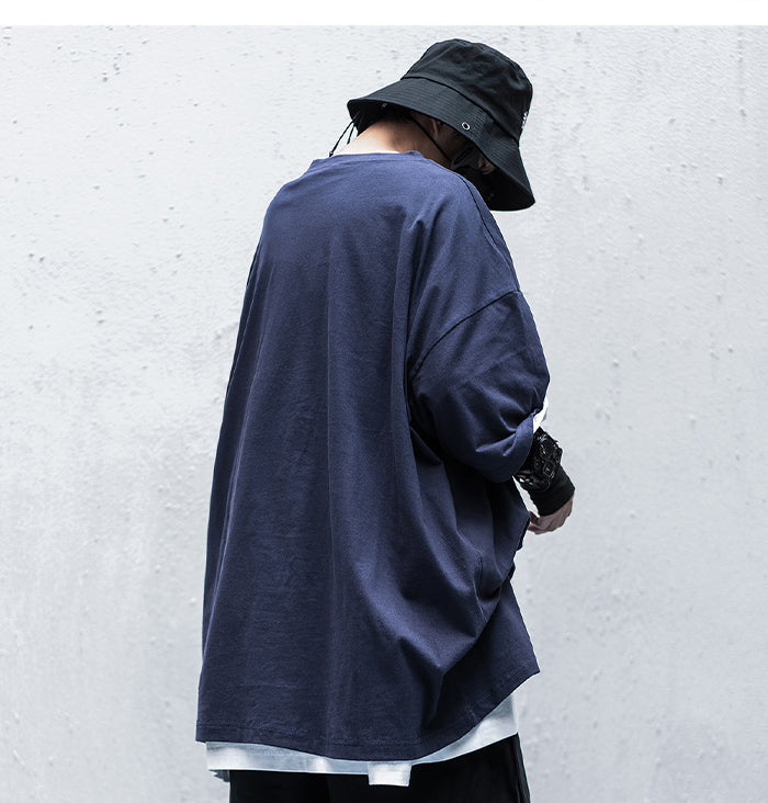 Japanese Style Streetwear T Shirt Men Hip Hop Casual Short Sleeve Summer Fashion Casual Male Techwear Tshirt | Vimost Shop.