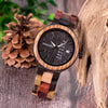 Wood Ladies Watches Women  Quartz Wristwatch Female Show Date Week Fast Shipping From USA Gift Box | Vimost Shop.