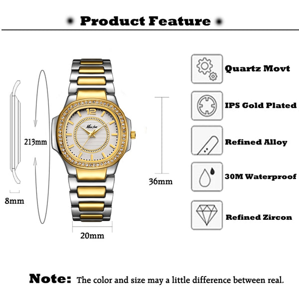 Women Watches Women Fashion Watch  Geneva Designer Ladies Watch Luxury Brand Diamond Quartz Gold Wrist Watch Gifts For Women | Vimost Shop.