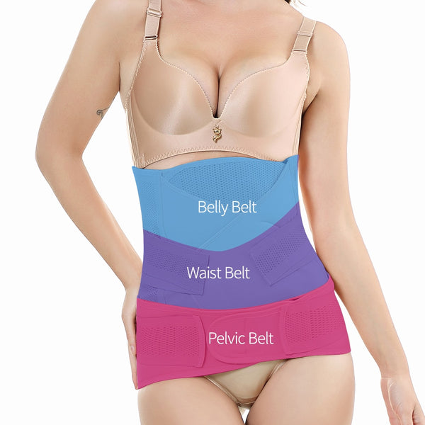 3in1 Belly/Abdomen/Pelvis Postpartum Belt Body Recovery Shapewear Waist Cinchers Waist Trainer Corset Belly Bands Support | Vimost Shop.