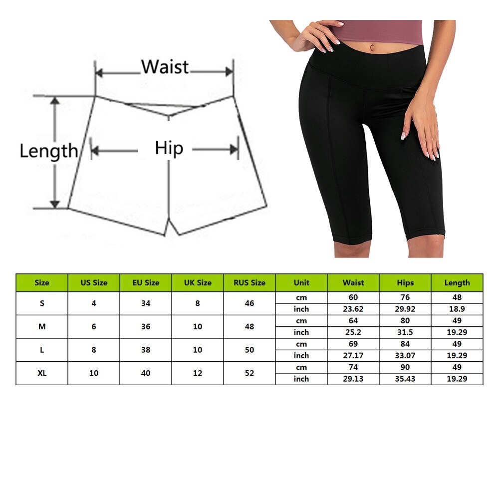 Sexy Women Stretch Biker Shorts Workout Leggings Neon Green Black Athletic Workout Fitness Jogger High Waist Yoga Shorts | Vimost Shop.