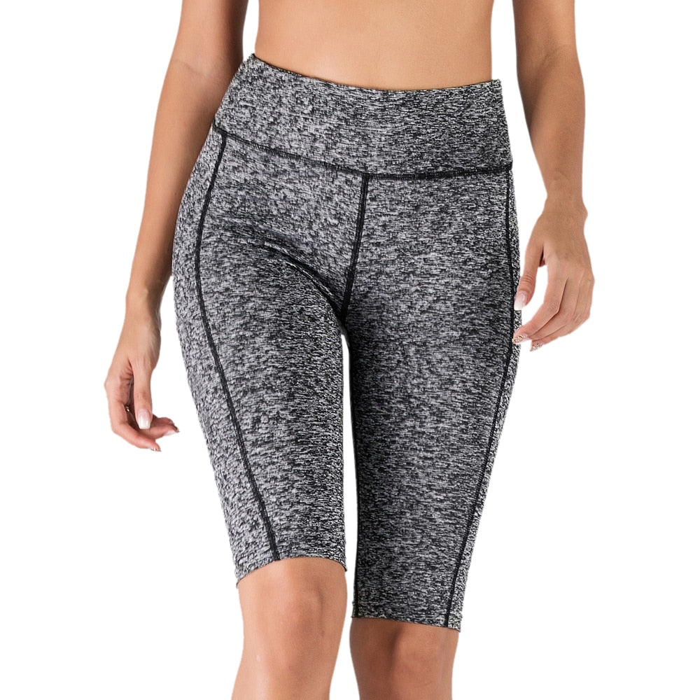 Sexy Women Stretch Biker Shorts Workout Leggings Neon Green Black Athletic Workout Fitness Jogger High Waist Yoga Shorts | Vimost Shop.