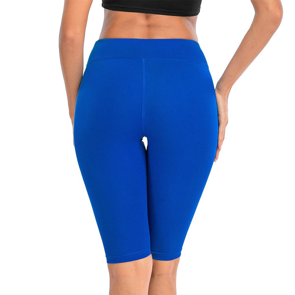 Sexy Women Stretch Biker Shorts Workout Leggings Neon Green Black Athletic Workout Fitness Jogger High Waist Yoga Shorts | Vimost Shop.