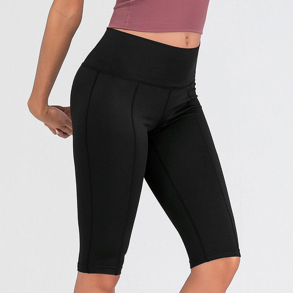 Sexy Women Stretch Biker Shorts Workout Leggings Neon Green Black Athletic Workout Fitness Jogger High Waist Yoga Shorts | Vimost Shop.