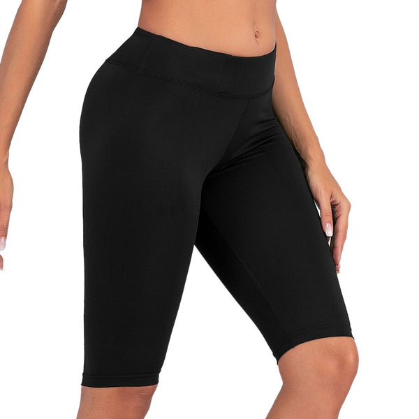 Sexy Women Stretch Biker Shorts Workout Leggings Neon Green Black Athletic Workout Fitness Jogger High Waist Yoga Shorts | Vimost Shop.