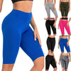 Sexy Women Stretch Biker Shorts Workout Leggings Neon Green Black Athletic Workout Fitness Jogger High Waist Yoga Shorts | Vimost Shop.