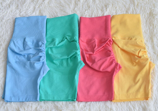 Women Solid Seamless Yoga Fitness Set Camisole Crop Top Leggings Shorts Tracksuit Running Sports Gym Workout Jogging Outfits | Vimost Shop.