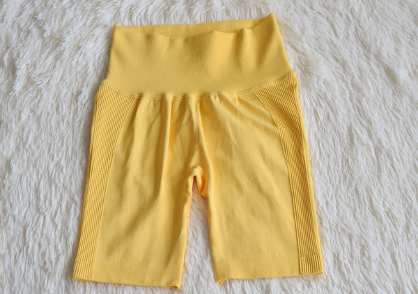 Women Solid Seamless Yoga Fitness Set Camisole Crop Top Leggings Shorts Tracksuit Running Sports Gym Workout Jogging Outfits | Vimost Shop.