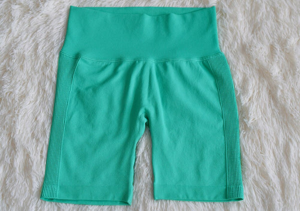 Women Solid Seamless Yoga Fitness Set Camisole Crop Top Leggings Shorts Tracksuit Running Sports Gym Workout Jogging Outfits | Vimost Shop.