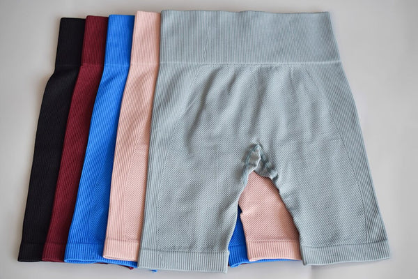 Summer Women Yoga Shorts High Waist Knitted Training Fitness Knee Length Pants Gym Workout Leggings Active Sport Trousers | Vimost Shop.