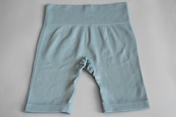 Summer Women Yoga Shorts High Waist Knitted Training Fitness Knee Length Pants Gym Workout Leggings Active Sport Trousers | Vimost Shop.