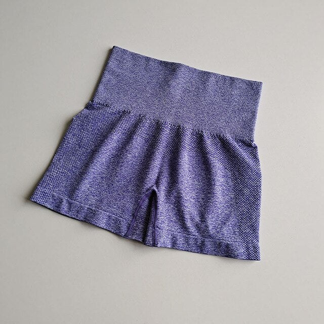 Solid Yoga Seamless Fitness Shorts Workout Dots Shorts Scrunch Butt Jogging Short Pants Fashion Running Gym Leggings Shorts | Vimost Shop.