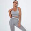 Patchwork Seamless Yoga Fitness Set Women Sportswear Tank Bra And Leggings Shorts Workout Clothes Gym Clothing 2 Piece Tracksuit | Vimost Shop.