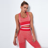 Patchwork Seamless Yoga Fitness Set Women Sportswear Tank Bra And Leggings Shorts Workout Clothes Gym Clothing 2 Piece Tracksuit | Vimost Shop.