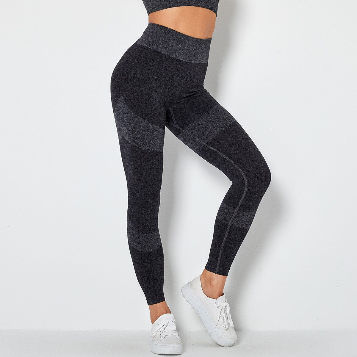 Seamless Yoga Fitness Tracksuit Set For Women Vest Crop Top Leggings Pants Suit Gym Jogging Slim Sportswear Outfits Dry Quickly | Vimost Shop.