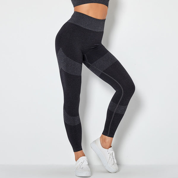 Seamless Yoga Fitness Tracksuit Set For Women Vest Crop Top Leggings Pants Suit Gym Jogging Slim Sportswear Outfits Dry Quickly | Vimost Shop.