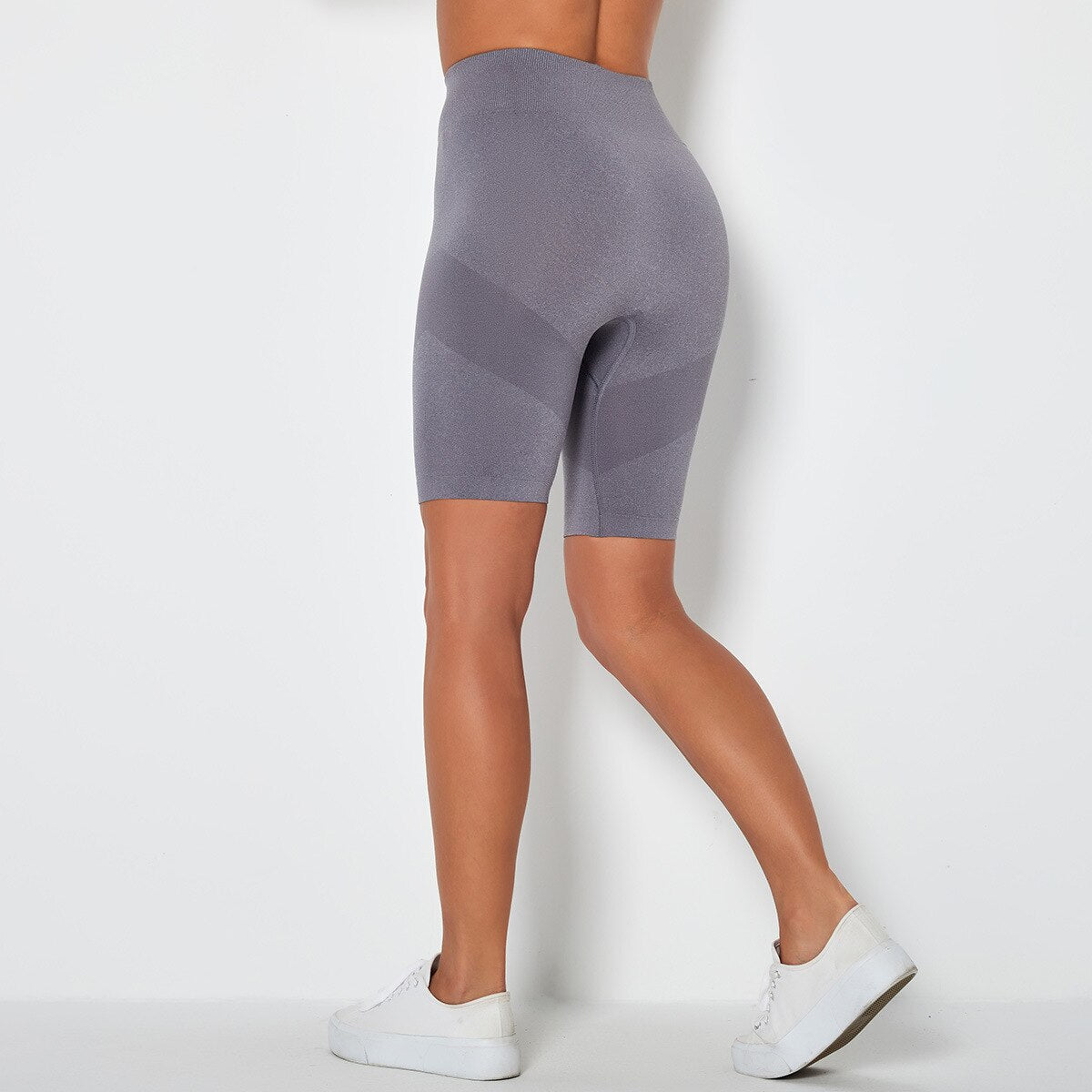 Patchwork Fitness Yoga Short Pants For Women Training Workout Sports Leggings Energy Sportswear Gym Clothing Hips Lifting | Vimost Shop.