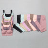 Women's sportswear High Waist Sports Bra+ Legging Gym Clothing Seamless Fitness Yoga Suit Stretchy Workout Set Padded Sport