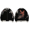 Streetwear Jacket Mens Hip Hop Coat Animals Floral Embroidery Jacket Zipper Cotton Track Jacket Coat Outwear Winter Parkas | Vimost Shop.