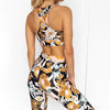 Flower Print Yoga Fitness Clothing For Women Vest Crop Top Leggings Sports Pants Suit Gym Fitness Jogging Slim Tracksuit Outfits | Vimost Shop.