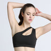 Solid One Shoulder Yoga Seamless Shockproof Bra Top Fitness Running Gym Yoga Top Women Gym Workout Beauty Back Sport Bra Vest | Vimost Shop.