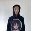Reflective Anime Hooded Sweatshirts Hoodies Japanese Men/women Harajuku Casual Pullover Hoodie Hip Hop Cotton Tops | Vimost Shop.