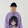 Reflective Anime Hooded Sweatshirts Hoodies Japanese Men/women Harajuku Casual Pullover Hoodie Hip Hop Cotton Tops | Vimost Shop.