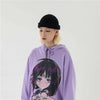 Reflective Anime Hooded Sweatshirts Hoodies Japanese Men/women Harajuku Casual Pullover Hoodie Hip Hop Cotton Tops | Vimost Shop.