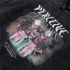 Streetwear Perceived Print Washed Hoodie Men Hip Hop Harajuku Oversized Hoodie Sweatshirt Pullover Autumn Cotton Black | Vimost Shop.