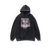 Streetwear Perceived Print Washed Hoodie Men Hip Hop Harajuku Oversized Hoodie Sweatshirt Pullover Autumn Cotton Black | Vimost Shop.