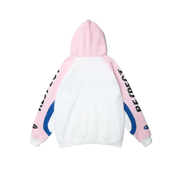 Hip Hop Patchwork Hoodie Sweatshirt Mens Harajuku Hoodie Streetwear HipHop Pullover Fleece Winter Autumn Pink Tops | Vimost Shop.