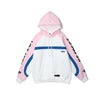 Hip Hop Patchwork Hoodie Sweatshirt Mens Harajuku Hoodie Streetwear HipHop Pullover Fleece Winter Autumn Pink Tops | Vimost Shop.