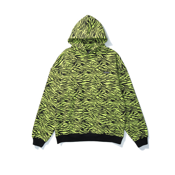 Streetwear Green Zebra Pattern Hoodies Sweatshirt Hip Hop Hoodie Autumn Harajuku Pullover Oversize Unisex Clothes | Vimost Shop.