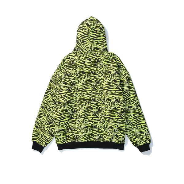 Streetwear Green Zebra Pattern Hoodies Sweatshirt Hip Hop Hoodie Autumn Harajuku Pullover Oversize Unisex Clothes | Vimost Shop.
